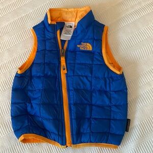 North Face puffer vest | 12-18 mo